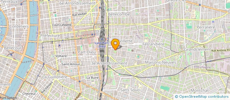 localisation de l'entreprise SCI SOPHIE  LYON