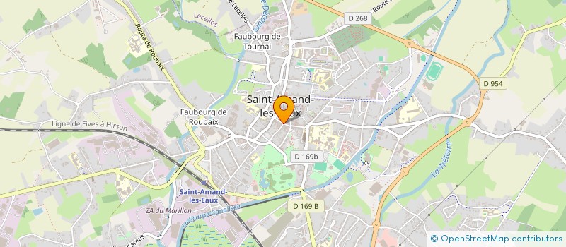 localisation de l'entreprise SCI SOPHIE à SAINT-AMAND-LES-EAUX
