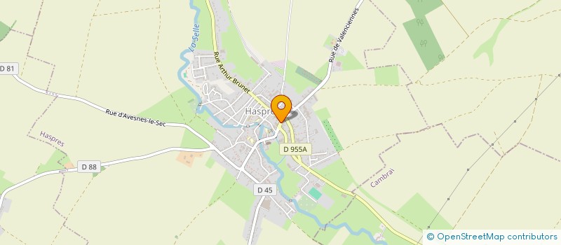 localisation de l'entreprise SCI SOPHIE  HASPRES