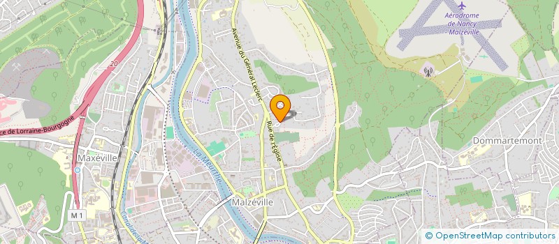 localisation de l'entreprise SCI SOPHIE  MALZEVILLE