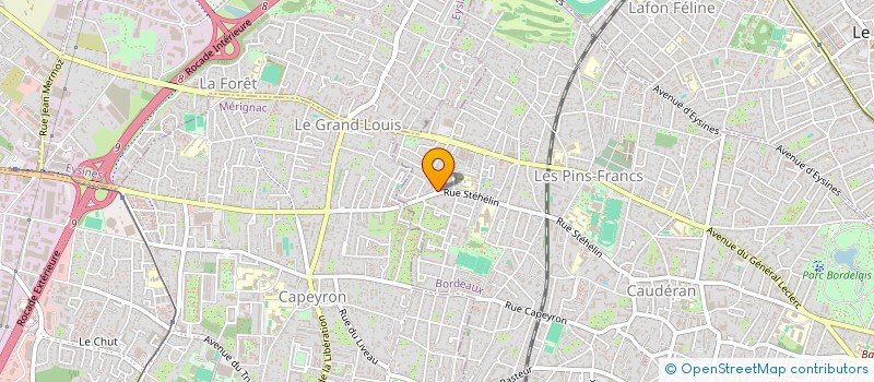 localisation de l'entreprise SCI SOPHIE  BORDEAUX