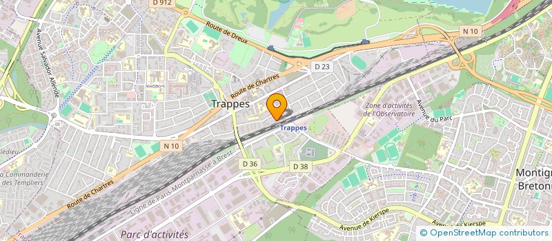 localisation de l'entreprise SCI SOPHIE  TRAPPES