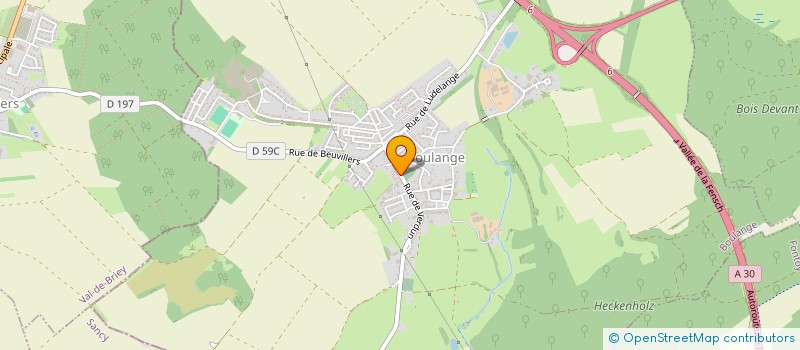 localisation de l'entreprise SCI SOPHIE  BOULANGE