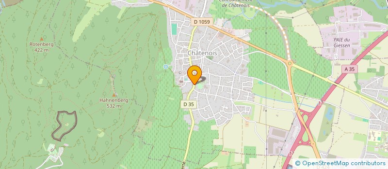 localisation de l'entreprise SCI SOPHIE  CHATENOIS