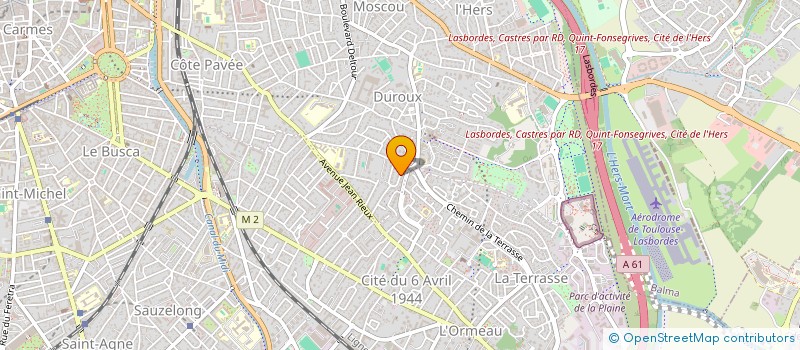 localisation de l'entreprise SCI SOPHIE à TOULOUSE