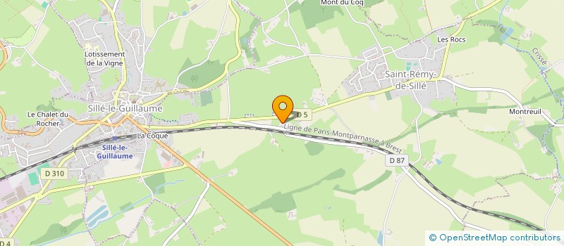 localisation de l'entreprise SCI SOPHIE-FLORIAN  SAINT-REMY-DE-SILLE