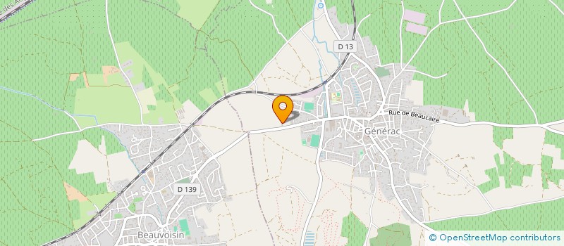 localisation de l'entreprise SCI SOPHIE SANDY  GENERAC