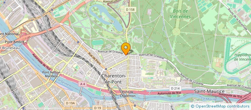 localisation de l'entreprise SCI SOPHIL  CHARENTON-LE-PONT