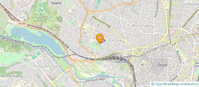 localisation de l'entreprise SCI SOPHIM à DIJON