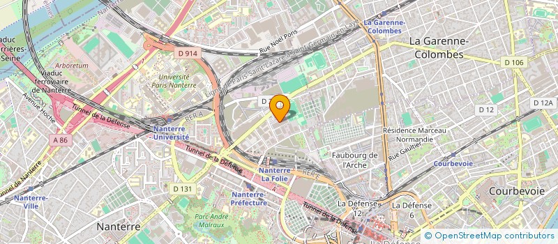 localisation de l'entreprise SCI SOPHIMMO  NANTERRE