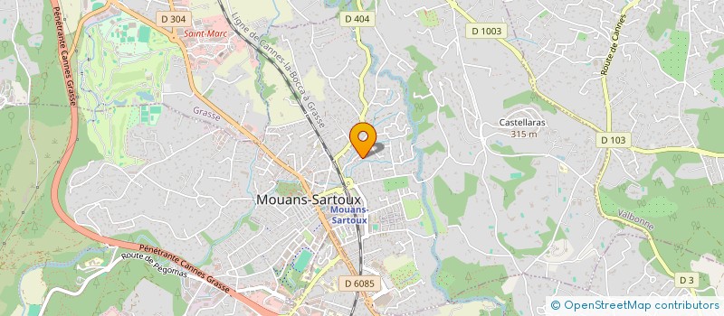 localisation de l'entreprise SCI SOPHITAR à MOUANS-SARTOUX