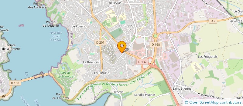 localisation de l'entreprise SCI SOPHIZO  SAINT-MALO