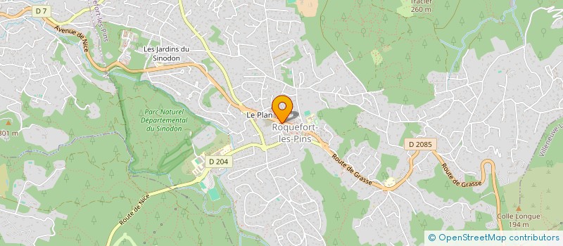 localisation de l'entreprise SCI SOPHR' ERGO IMMO à ROQUEFORT-LES-PINS