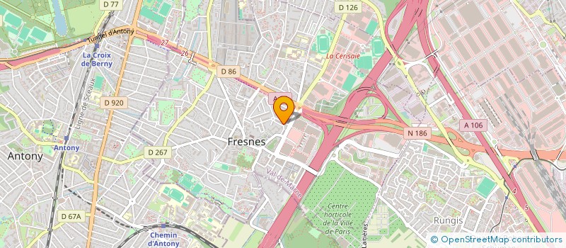 localisation de l'entreprise SCI SOPHRELY  FRESNES