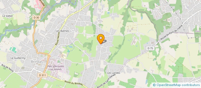 localisation de l'entreprise SCI SOPHRO-IMMO  BRINDAS