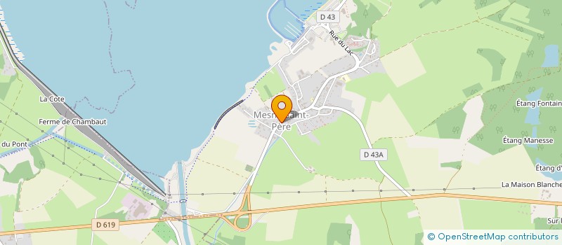 localisation de l'entreprise SCI SOPIER  MESNIL-SAINT-PERE