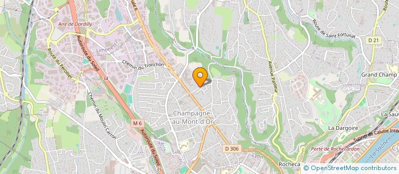 localisation de l'entreprise SCI SOPRANO  CHAMPAGNE-AU-MONT-D'OR