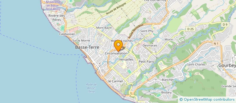 localisation de l'entreprise SCI SOPS à BASSE-TERRE