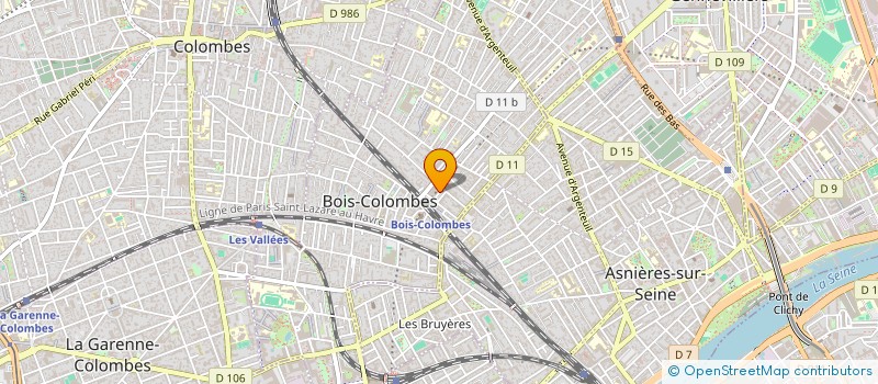 localisation de l'entreprise SCI SOPTET IMMO à BOIS-COLOMBES