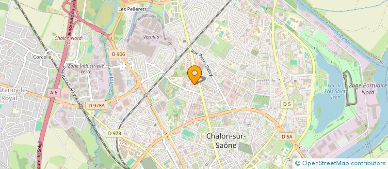 localisation de l'entreprise SCI SORA à CHALON-SUR-SAONE