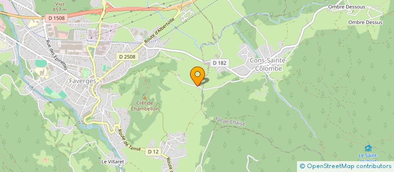 localisation de l'entreprise SCI SORA  FAVERGES-SEYTHENEX