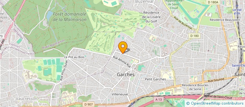 localisation de l'entreprise SCI SORAL à GARCHES