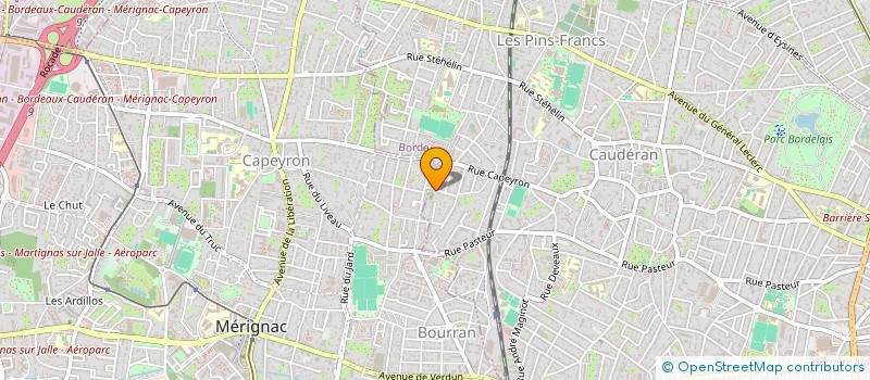 localisation de l'entreprise SCI SORAVI  BORDEAUX