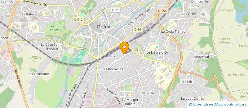 localisation de l'entreprise SCI SORAYA à DREUX