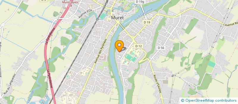 localisation de l'entreprise SCI SORBE  MURET