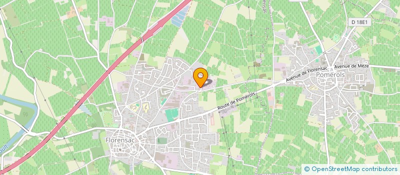 localisation de l'entreprise SCI SORBIAN  FLORENSAC