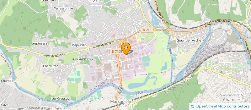 localisation de l'entreprise SCI SORBIER  MARSAC-SUR-L'ISLE