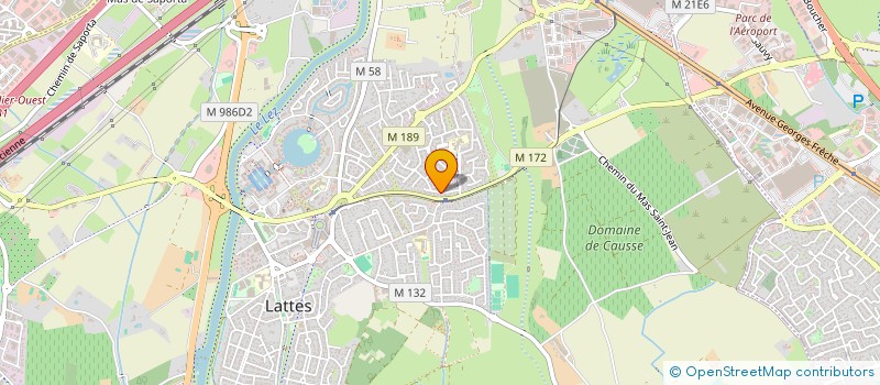 localisation de l'entreprise SCI SORBIERS à LATTES