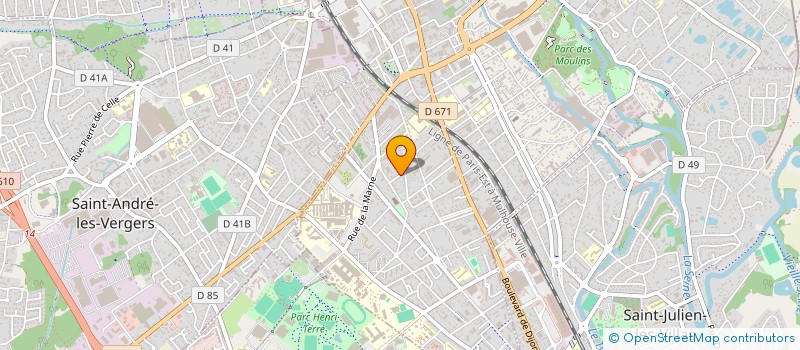 localisation de l'entreprise SCI SORDABOR à TROYES