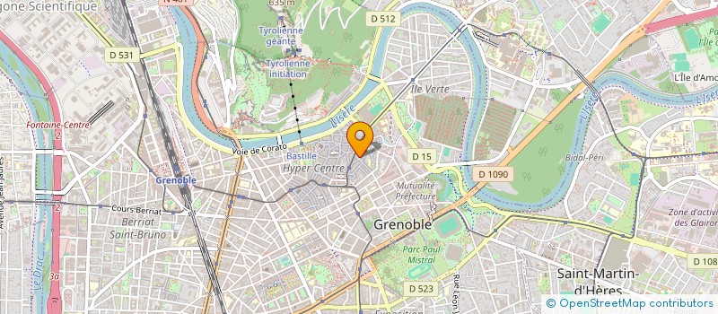 localisation de l'entreprise SCI SORDES HOFFMANN à GRENOBLE
