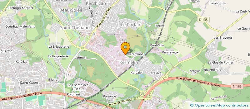 localisation de l'entreprise SCI SOREFI  SAINT-AVE