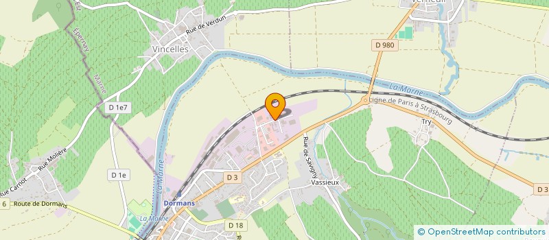 localisation de l'entreprise SCI SORELI  IGNY-COMBLIZY