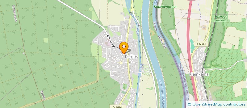 localisation de l'entreprise SCI SORELINE  KEMBS