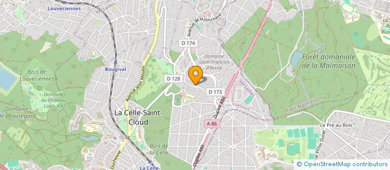 localisation de l'entreprise SCI SORELLINA  LA CELLE-SAINT-CLOUD