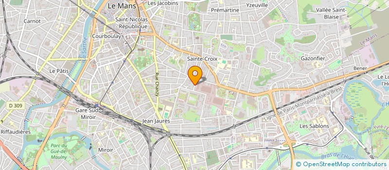 localisation de l'entreprise SCI SOREMA  LE MANS