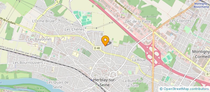 localisation de l'entreprise SCI SOREMA  HERBLAY-SUR-SEINE