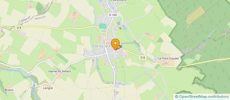 localisation de l'entreprise SCI SOREN  CERISY-LA-FORET