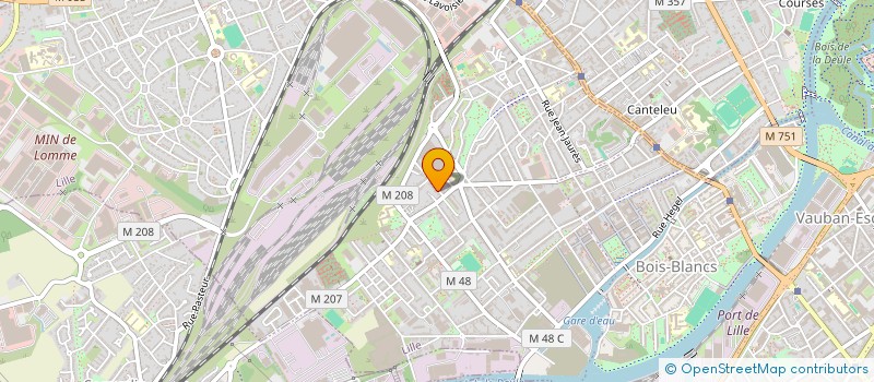 localisation de l'entreprise SCI SORETRIM à LILLE