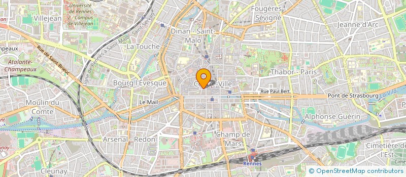 localisation de l'entreprise SCI SOREVAPOL  RENNES