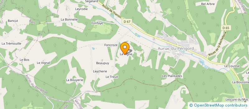 localisation de l'entreprise SCI SORFAYE à AURIAC-DU-PERIGORD