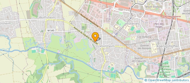 localisation de l'entreprise SCI SORGALOS  ECKBOLSHEIM