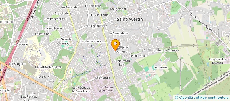 localisation de l'entreprise SCI SORHAR  SAINT-AVERTIN