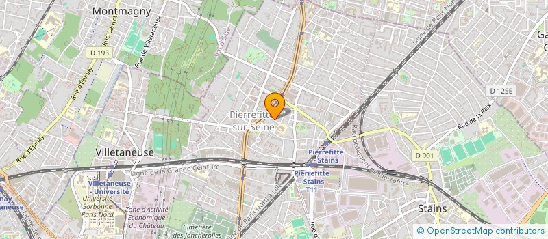 localisation de l'entreprise SCI SORI à PIERREFITTE-SUR-SEINE