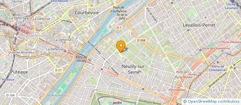 localisation de l'entreprise SCI SORIA à NEUILLY-SUR-SEINE