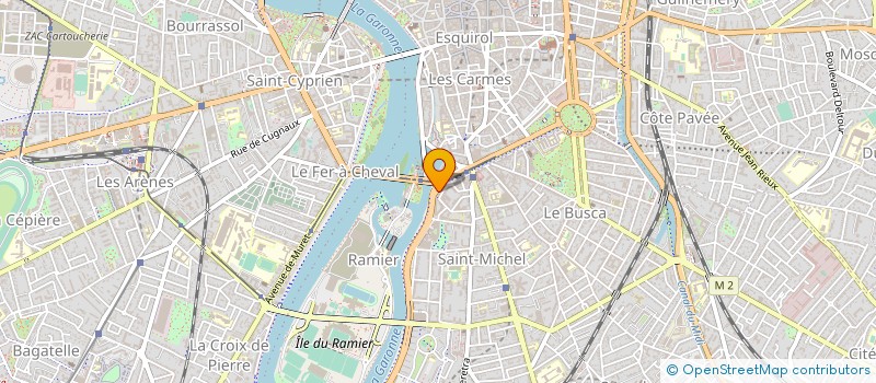 localisation de l'entreprise SCI SORIBIZ à TOULOUSE