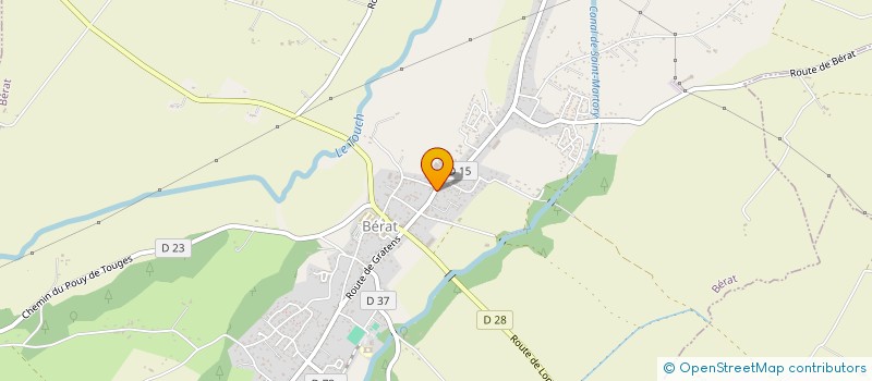 localisation de l'entreprise SCI SORIE  BERAT